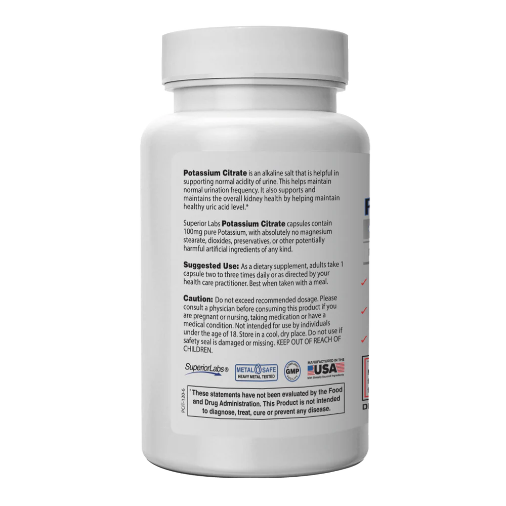 POTASSIUM CITRATE 120VC