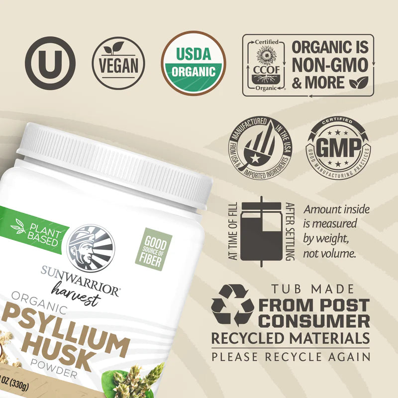 ORGANIC PSYLLIUM HUSK 330g