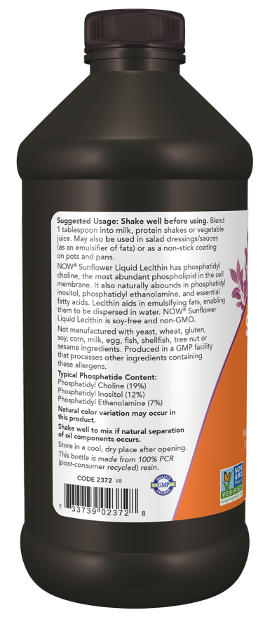 SUNFLOWR LIQUID LECITHIN