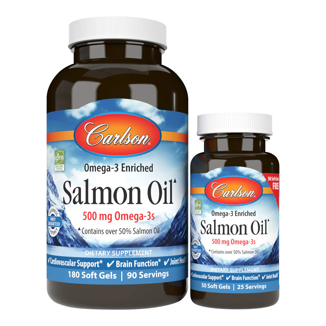 SALMON OIL 500 MG OMEGA-3 90+50