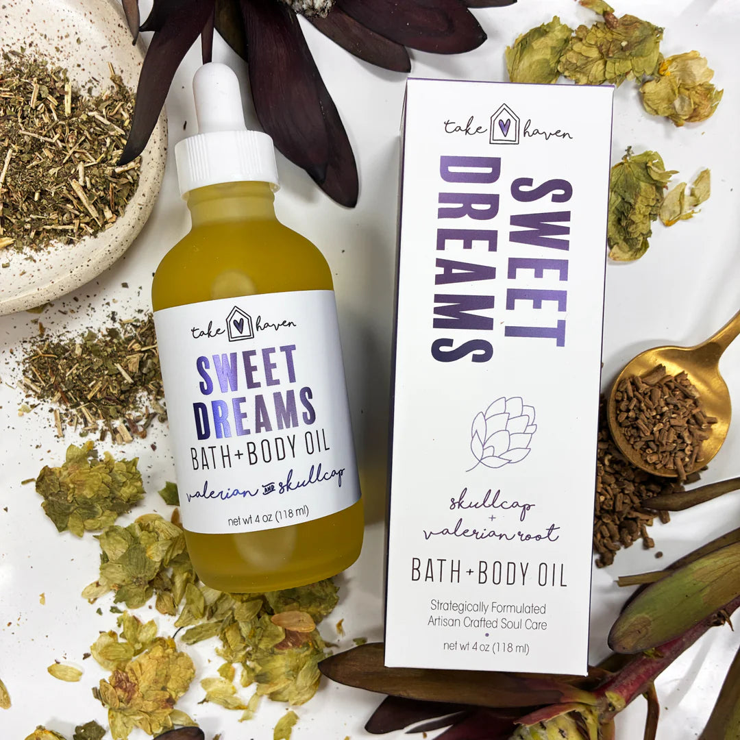 BATH + BODY OIL-SWEET DREAMS 4oz