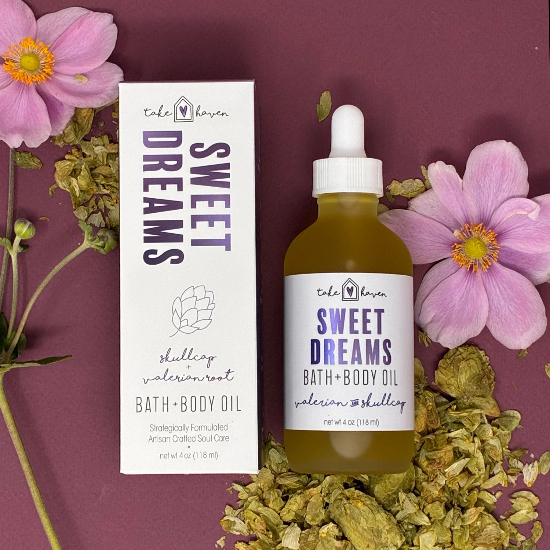 BATH + BODY OIL-SWEET DREAMS 4oz