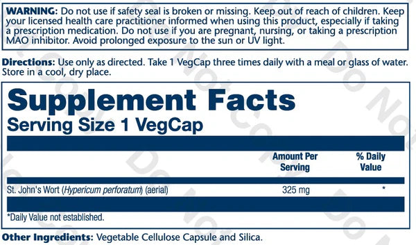 ST JOHNS WORT 100VC