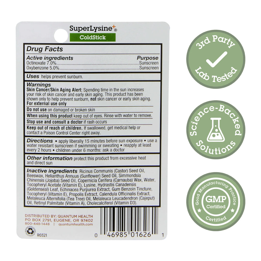 SUPERLYSINE COLDSTICK .17OZ