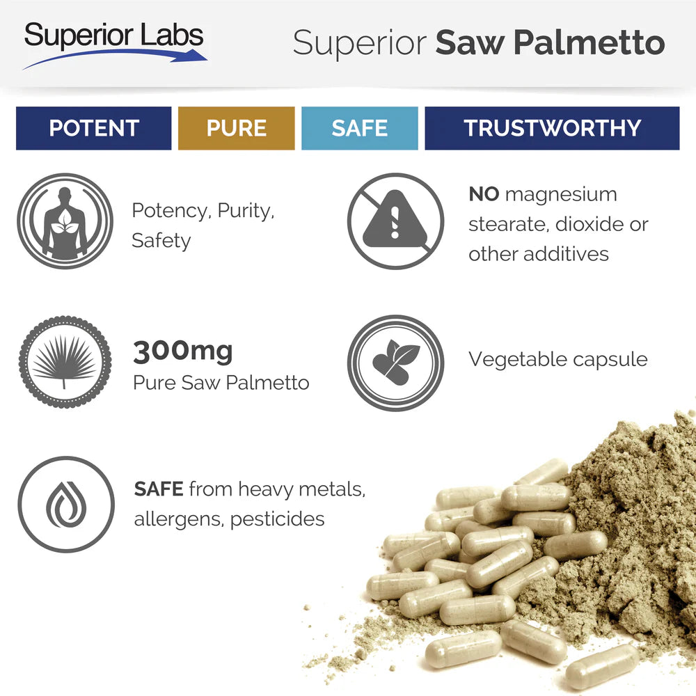 SAW PALMETTO EXTRACT 120VC