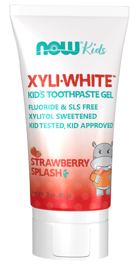 XYLITOL-WHITE KIDS TOOTHPASTE STRAWBERRY SPLASH GEL 3OZ