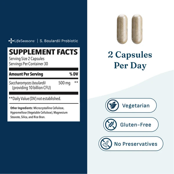 S. BOULARDII PROBIOTIC 10 BILLION 60 C