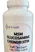 MSM GLUCOSAMINE CHONDROITIN 120C