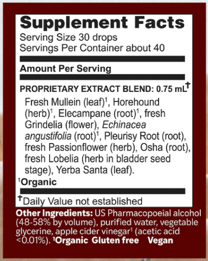 LUNG TONIC 1 OZ