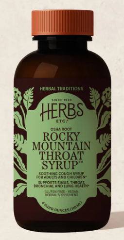 ROCKY MOUNTAIN THROAT SYRUP 4 OZ
