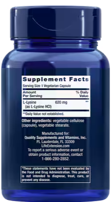 L-LYSINE 620MG  100VC