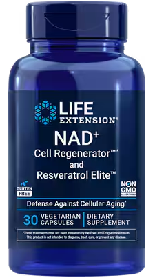 NAD+ CELL REGENERATOR AND RESVERATROL ELITE 30VC