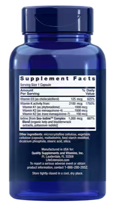 VITAMINS D AND K WITH SEA IODINE 60 C