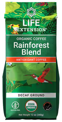 RAINFOREST BLEND DECAF COFFEE 12OZ