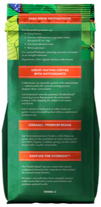 RAINFOREST BLEND WHOLE BEAN 12OZ