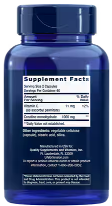 CREATINE CAPSULES 120 C