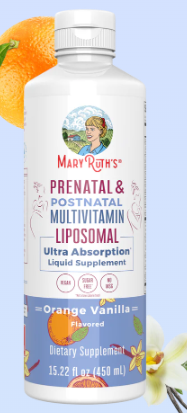 PRENATAL & POSTNATAL MULTIVITAMIN LIPOSOMAL 15.22 OZ ORANGE
