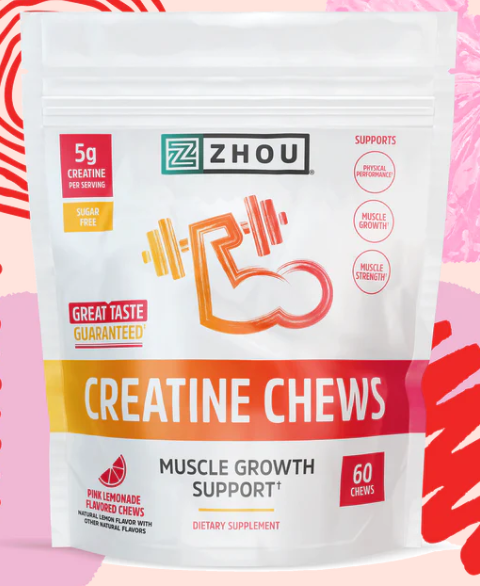 CREATINE PINK LEMONADE 60 CHEWS