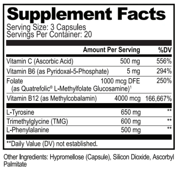 DOPAMINE BRAIN FOOD 60 CT