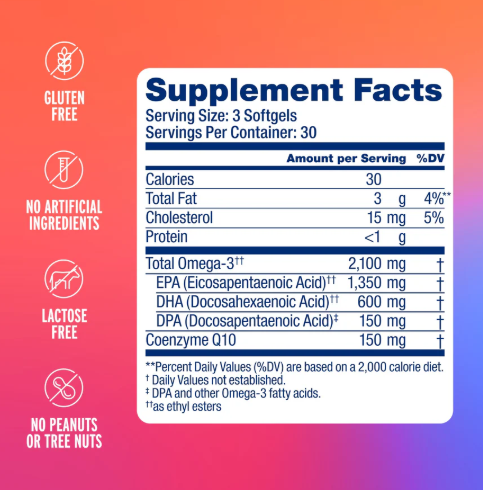 OMEGA-3 2100 W/COQ10 90 C