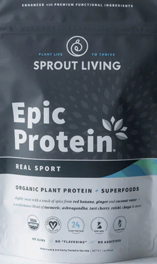 REAL SPORT ORGANIC PLANT PROTEIN 1.3OZ