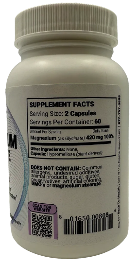 MAGNESIUM GLYCINATE 60 C