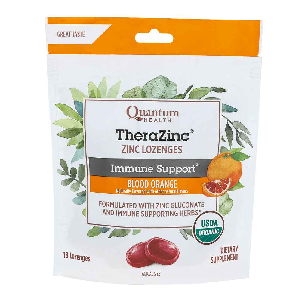 THERAZINC ZINC LOZENGES BLOOD ORANGE 18L