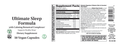 ULTIMATE SLEEP FORMULA 50 C