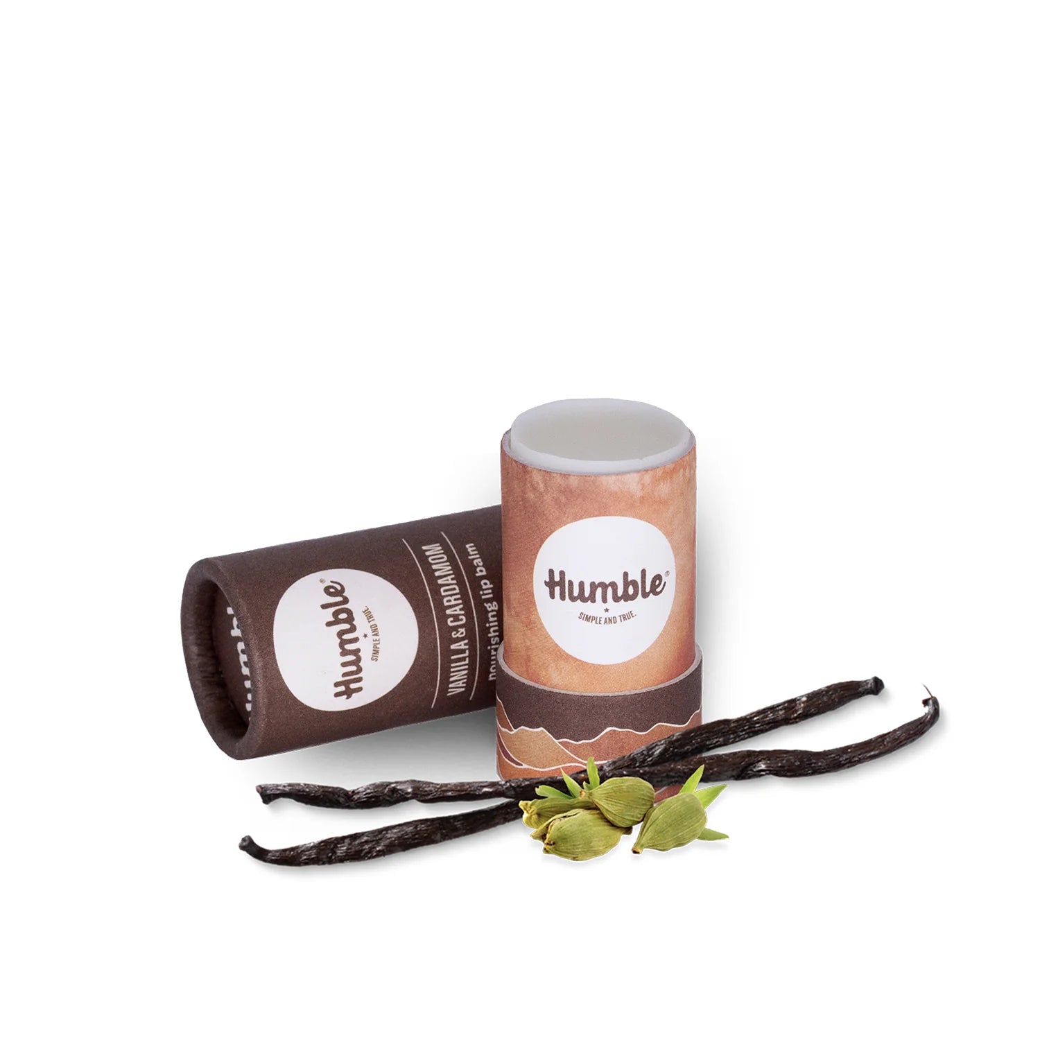 LIP BALM VANILLA AND CARDAMOM .3 OZ