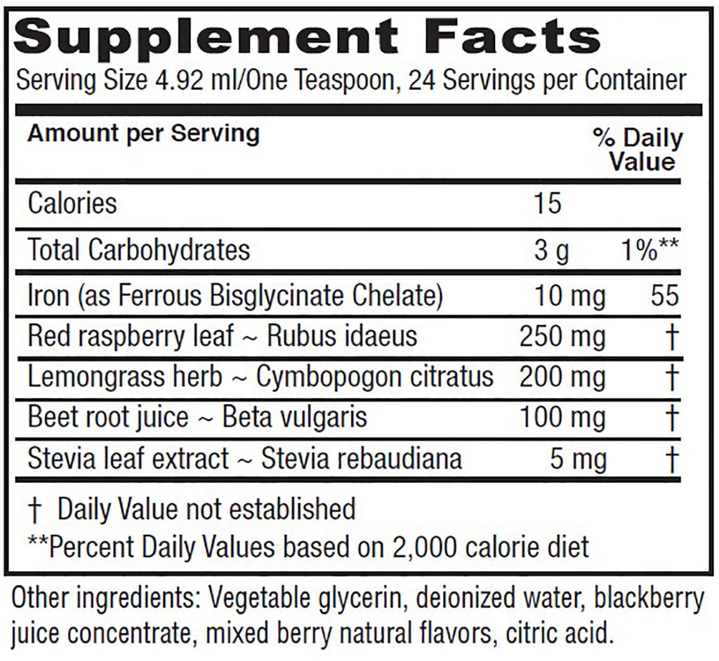 IRON TONIC 4 Oz
