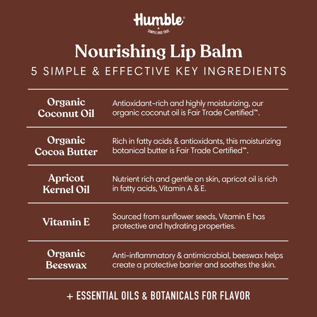 LIP BALM VANILLA AND CARDAMOM .3 OZ