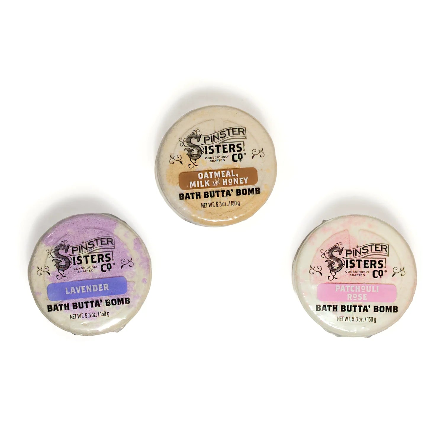 BATH BUTTA BOMB OATMEAL MILK AND HONEY 5.3 OZ