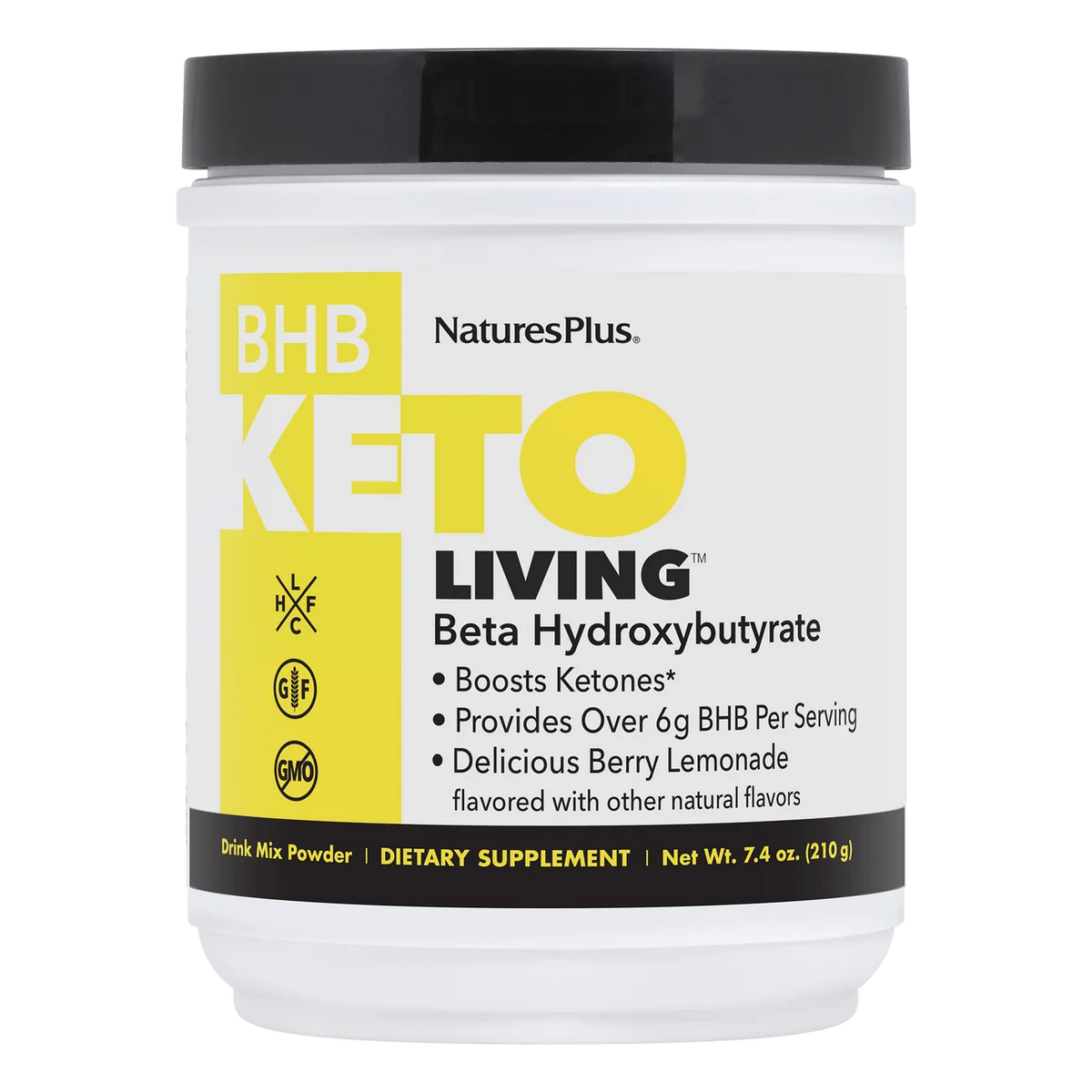 -BHB KETO LIVING BETA HYDROXYBUTYRATE  7.4 OZ