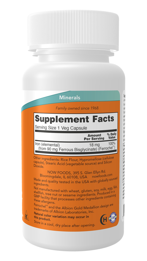 IRON 18MG 120 VC
