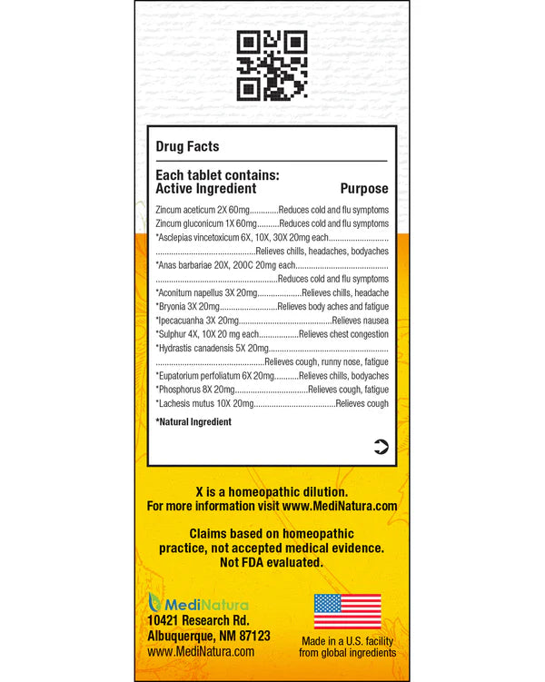REBOOST COLD AND FLU TABLETS ZINC+10 60T